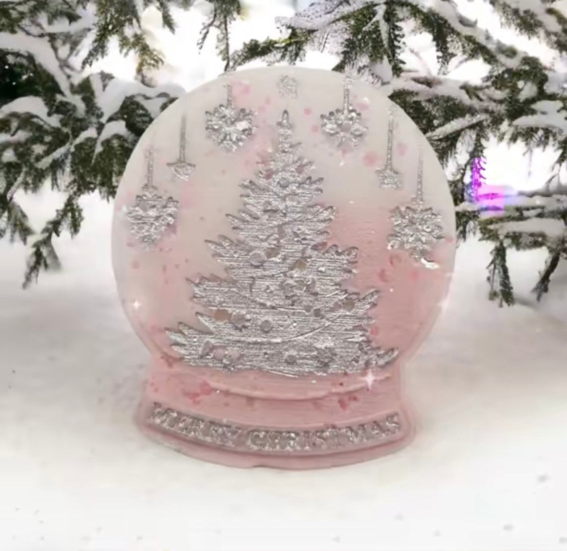 Snow globe wax melts