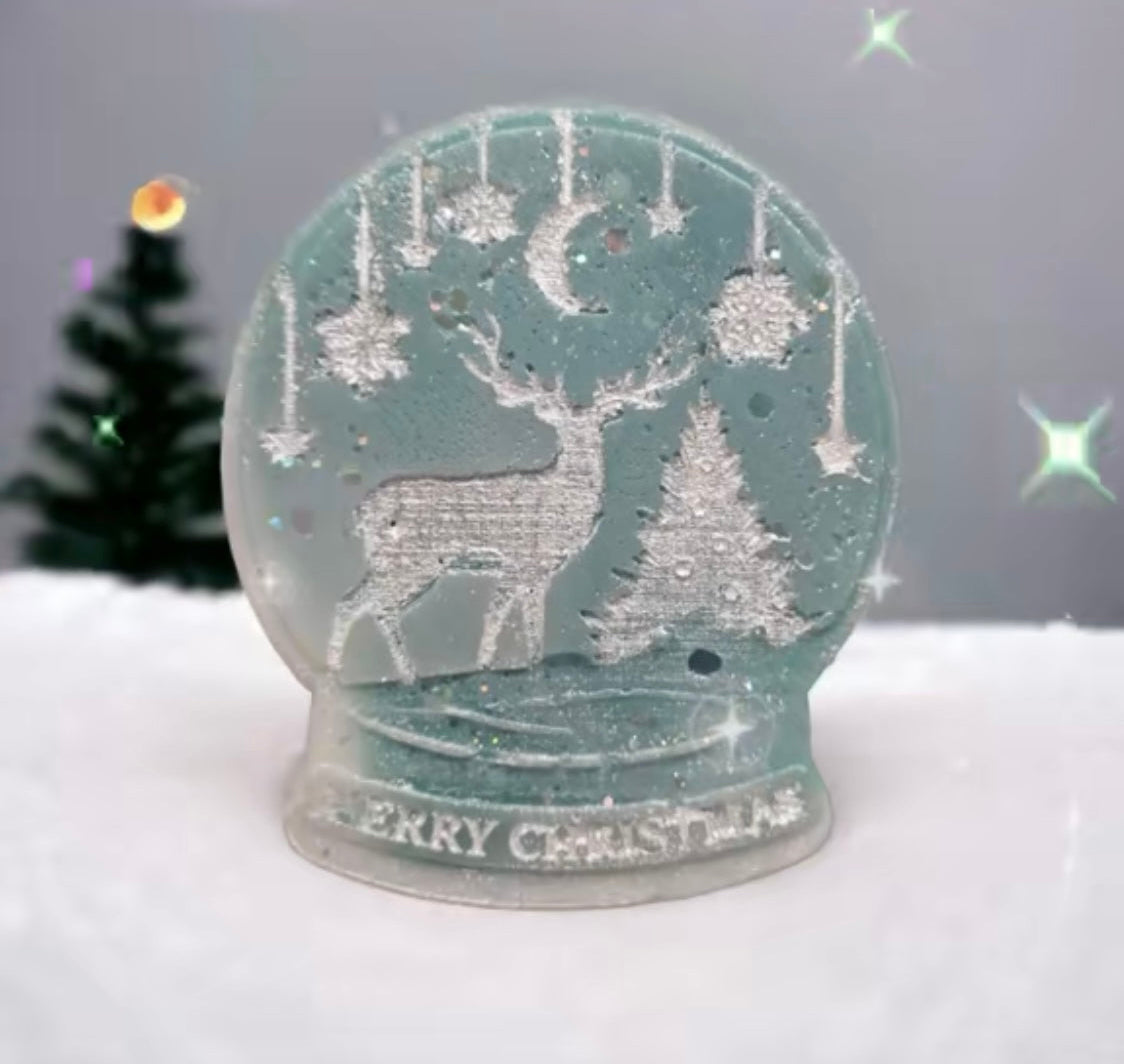 Snow globe wax melts