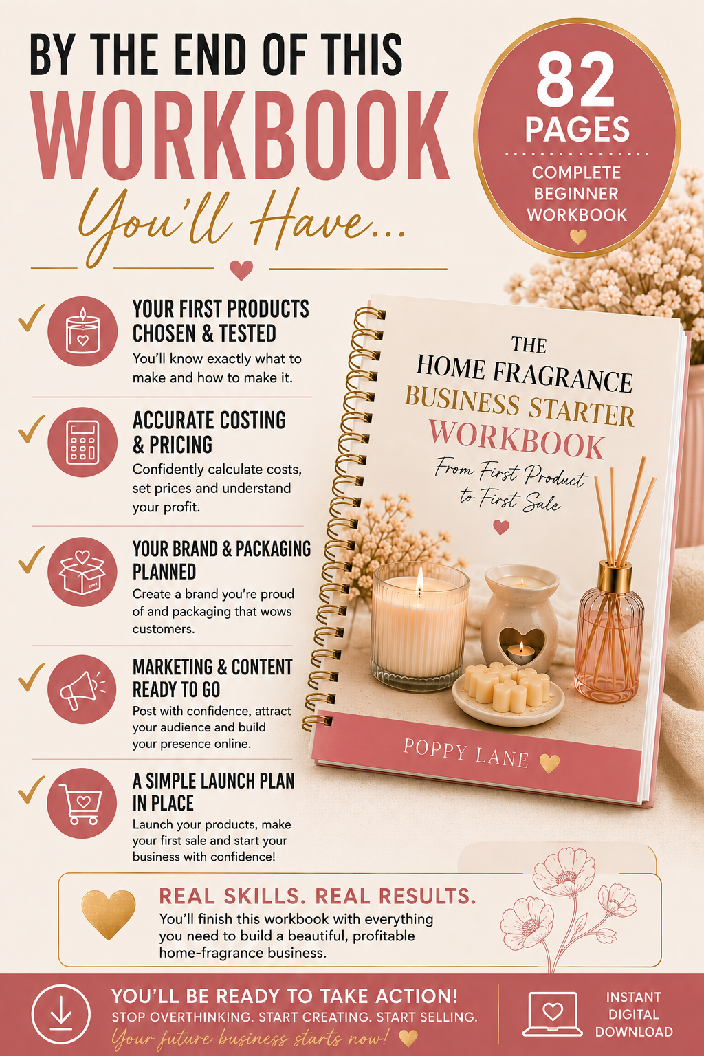 The Home Fragrance Business Starter Workbook – 82 Page Digital Guide