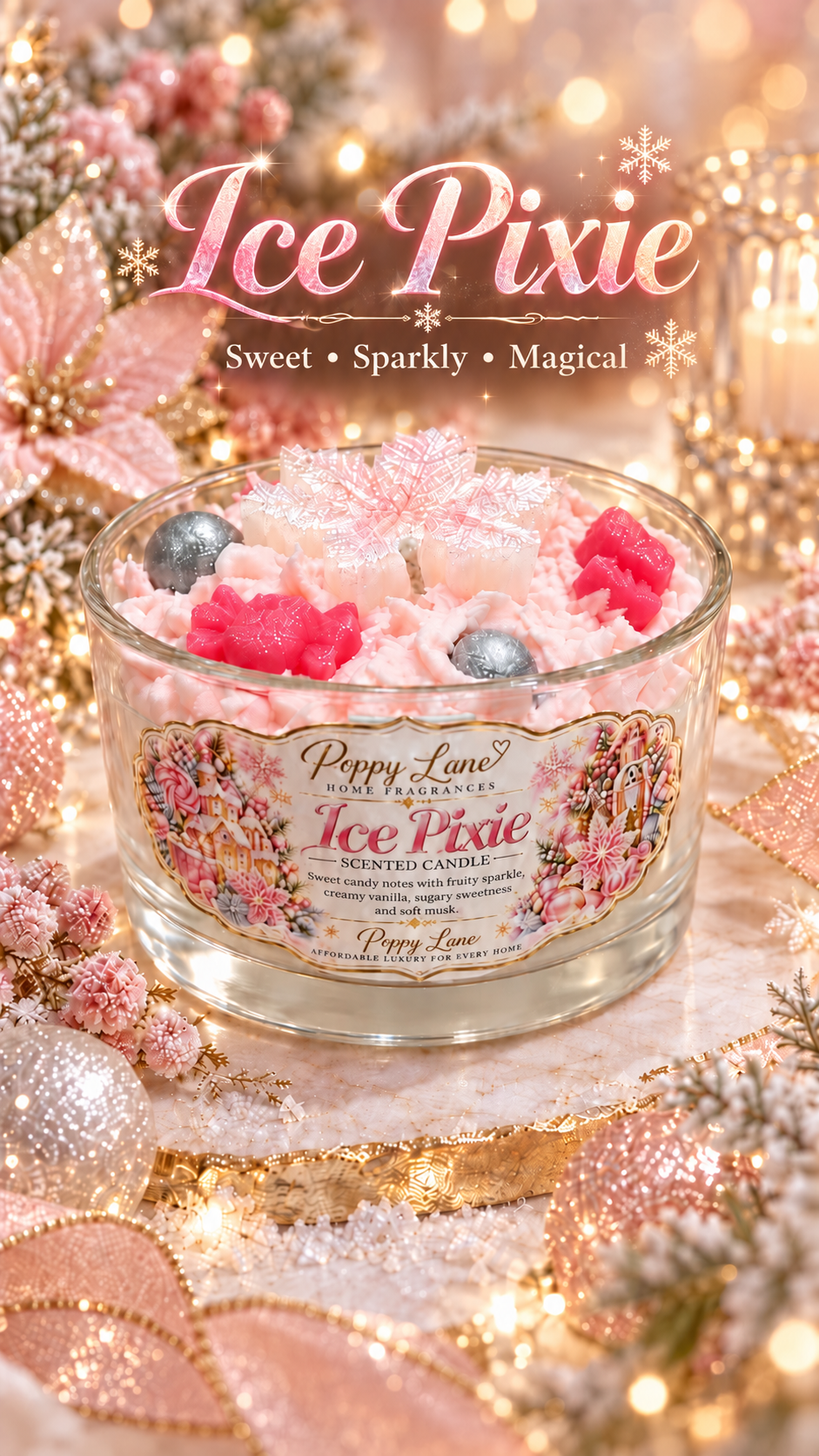 Luxury Christmas 3-Wick Scented Candle Collection