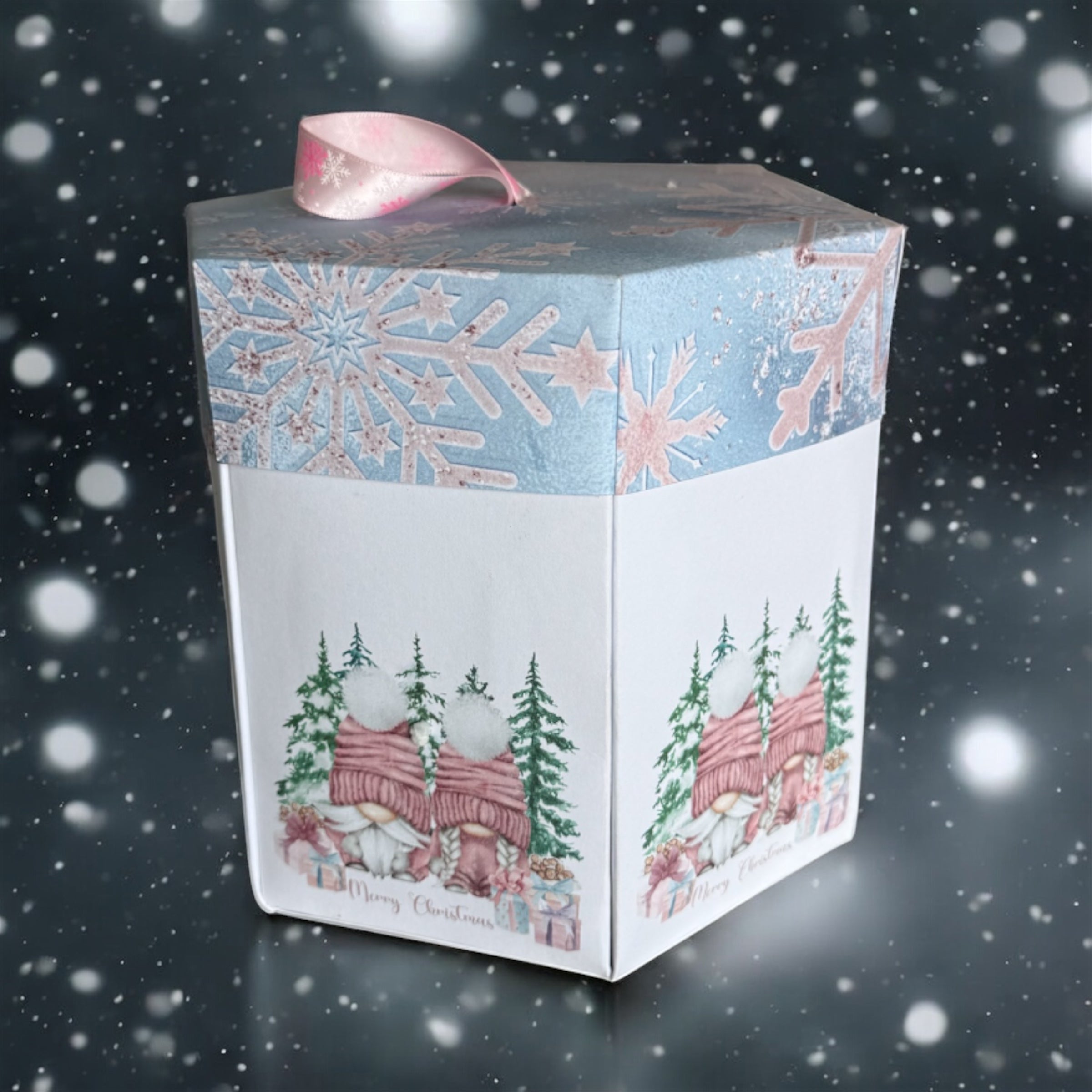 Wax melt explosion box and snowman wax warmer