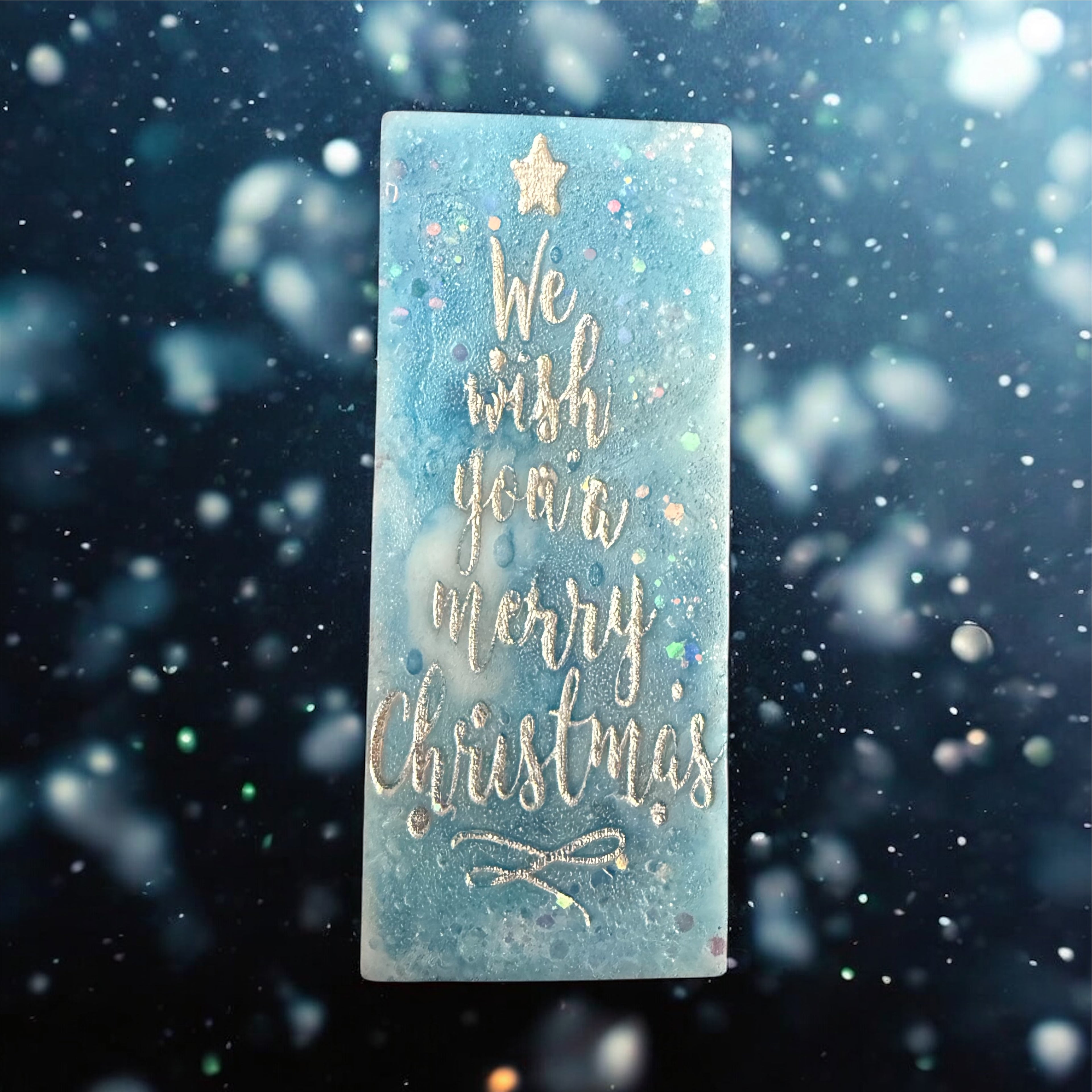 We wish you a merry Christmas  wax melt snap bar