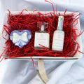 Inspired Fragrance Set: 50ml EDP, 50ml Body Mist & Heart Shaped Soap”