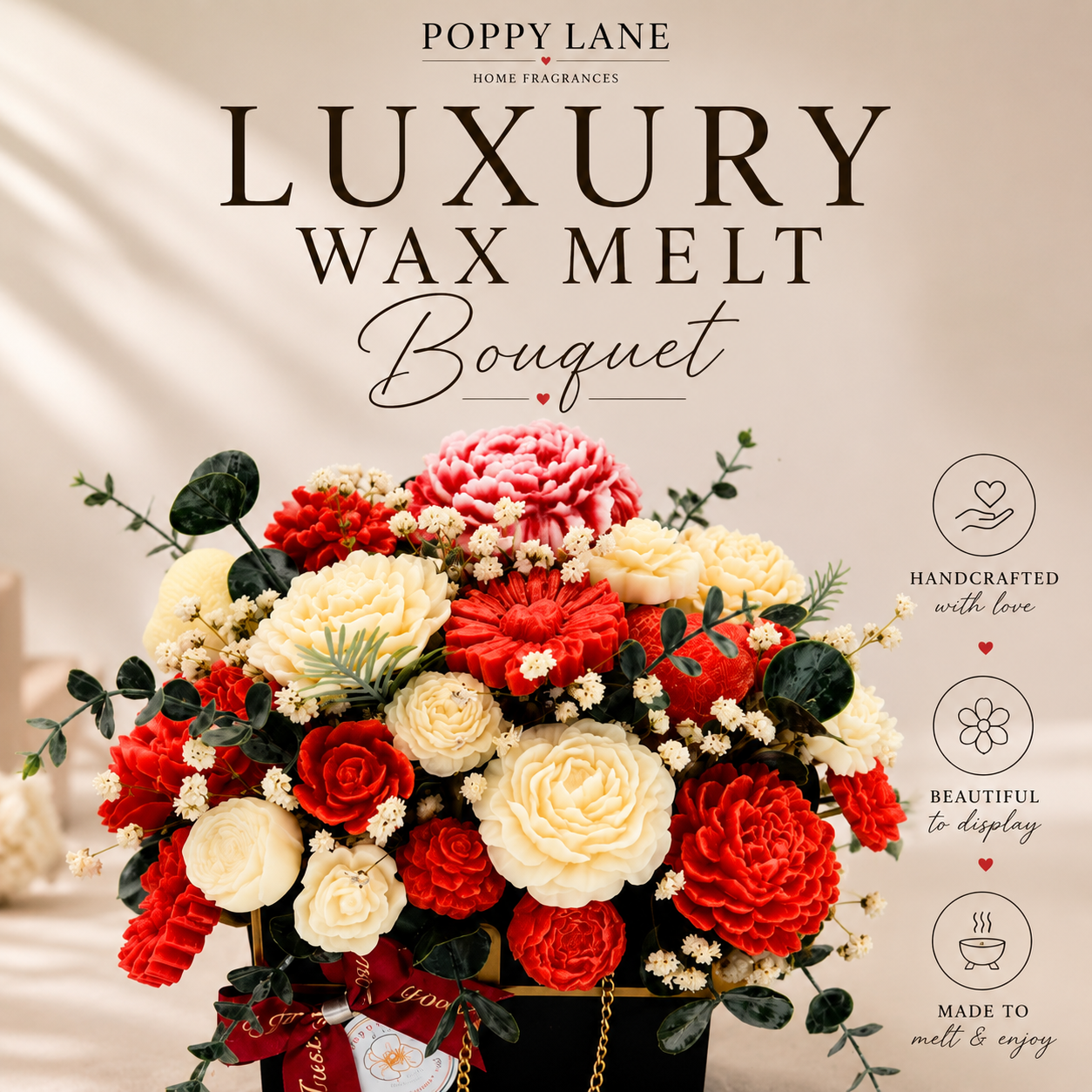 Luxury wax melt bouquet